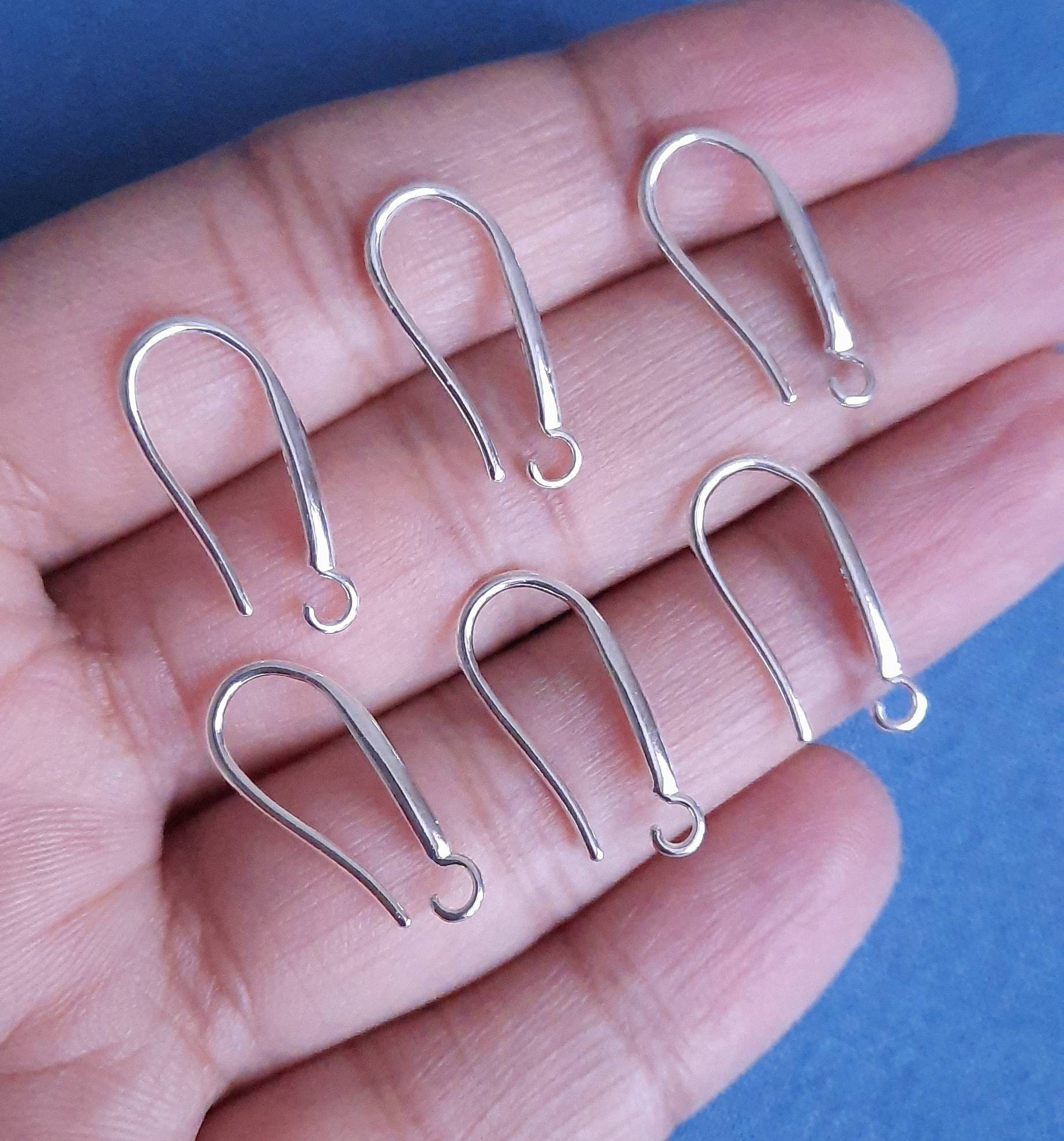 Sterling Silver Fishhook Earrings -  UK