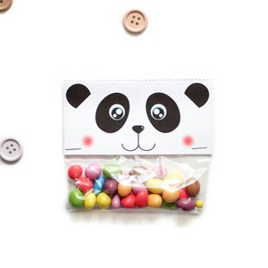 35 bolsitas de panda Kawaii, bolsas de Pascua, bolsas de regalo, bolsas de  favor de fiesta