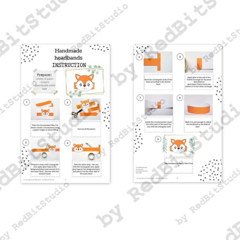 Schafe Papier Krone, Tier Hut zum Ausmalen für Kinder, digitale Party Haarband, zum Ausdrucken, sofortiger download Bild 3