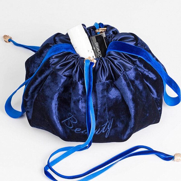 Drawstring Makeup Bag Etsy