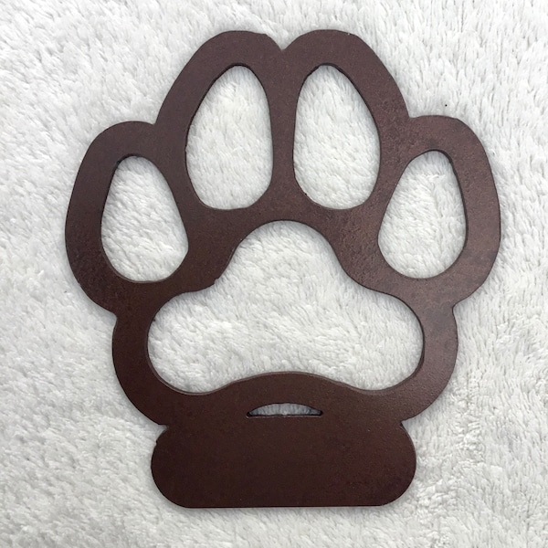 Metal Paw Print Etsy