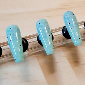 CLEARANCE! Mint Green Press-On Nails | Press-On Nails | Custom Nails | Pastel Nails | Nails | False Nails | Long Nails | Nail Sale |