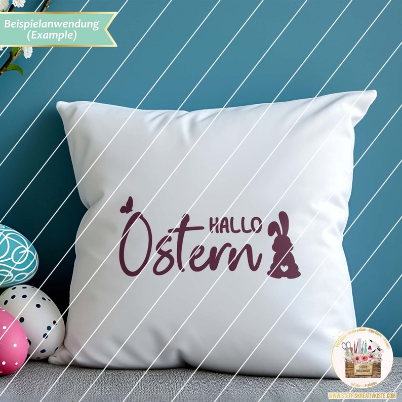 Plotterdatei Ostern Sprüche deutsch Etiketten SVG, Plotterdatei Ostern Schriftzüge, Bundle Ostern Sprüche, Anhänger Sprüche Bild 3