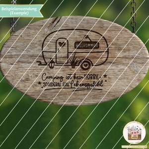 Plotterdatei Camping Wohnwagen SVG, Plotterdatei Camper, Camping Sprüche, Digistamp Camping, Digstamp Wohnwagen, Camping gewerblich Bild 7