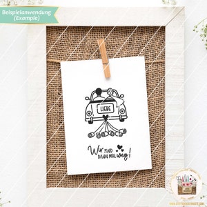Plotterdatei Hochzeit Auto SVG, Hochzeit LGBTQ, Hochzeit Sprüche