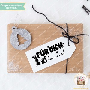 Cut File Christmas Lettering with Cute Gnome SVG, Dxf Christmas Gnome, Digital Stamp Christmas Gnome PNG, Clipart Christmas Sayings Gnome image 8