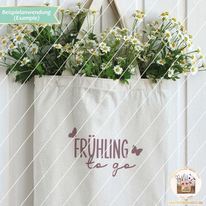 Plotterdatei Frühling Sprüche deutsch Etiketten SVG, Plotterdatei Frühling Schriftzüge, Bundle Frühling Sprüche, Anhänger Sprüche Bild 6