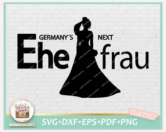 Hen Party svg german saying, bachelorette partys svg png dxf, germany funny sayings wedding commercial, clipart digital stamps hen party