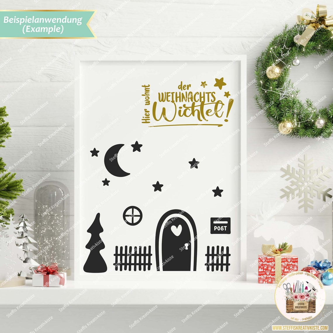 Plotterdatei Weihnachten Wichtel deutsche Sprüche SVG Etsy.de