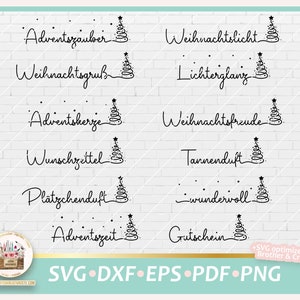 Plotterdatei Weihnachten Schriftzüge SVG, Weihnachten Sprüche, Laserdatei Weihnachten, Weihnachten gewerblich, Plotterdatei Weihnachten