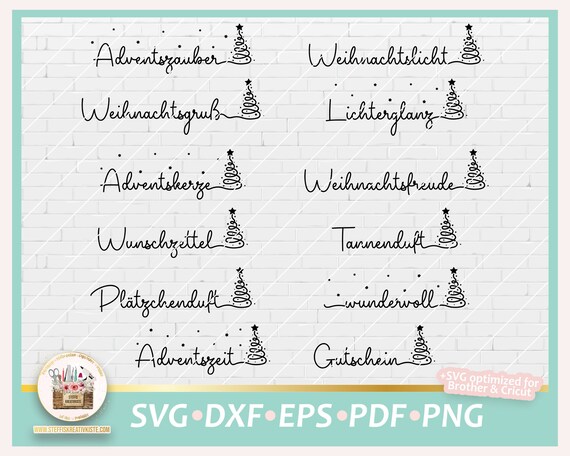 Plotterdatei Weihnachten Schriftzüge SVG, Weihnachten Sprüche, Laserdatei Weihnachten, Weihnachten gewerblich, Plotterdatei Weihnachten