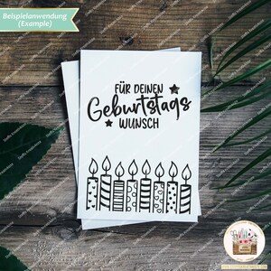 Plotterdatei Geburtstag Bundle deutsche Sprüche SVG, Geburtstag SVG