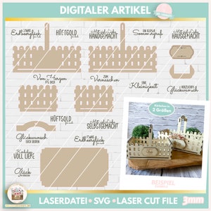 Laserdatei Erdbeerkörbchen SVG, Laserdatei Geschenkkorb, Laser Cut Korb SVG, Laserdatei Hochzeit, Laserdatei Korb, SVG Körbchen, gewerblich