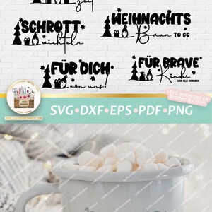 Cut File Christmas Lettering with Cute Gnome SVG, Dxf Christmas Gnome, Digital Stamp Christmas Gnome PNG, Clipart Christmas Sayings Gnome image 9