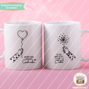 Plotterdatei Valentinstag SVG, Liebe Sprüche, Valentinstag Laserdatei, Liebe Hände, Plotterdatei Hochzeit, DXF Liebe, Hände SVG Bild 7