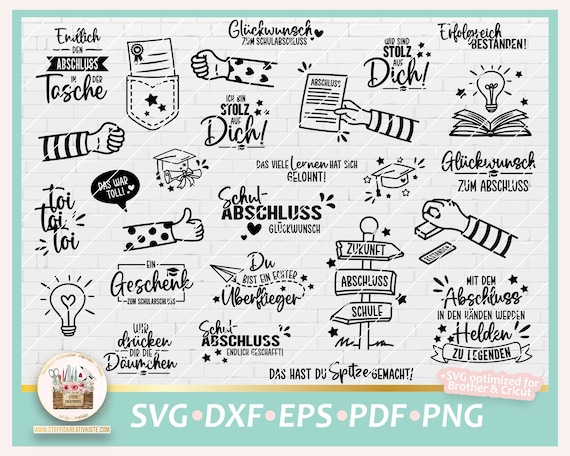 Plotterdatei Schulabschluss Bundle SVG, Plotterdatei Schule, Digistamp Schule Abschluss, Abi Plotterdatei, Abschluss Plotterdatei, Schule