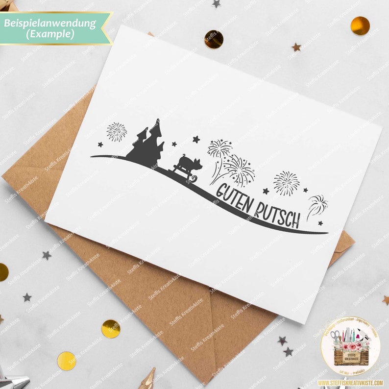 Plotterdatei Silvester deutsche Schriftzüge und Sprüche SVG Etsy.de