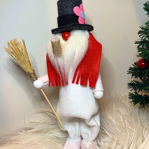 Frosty the Snowman, Winter Gnome, Tiered Tray Decor, Christmas Decor, Gift for her, Christmas Gnome, Holiday Decor, House Warming Gift