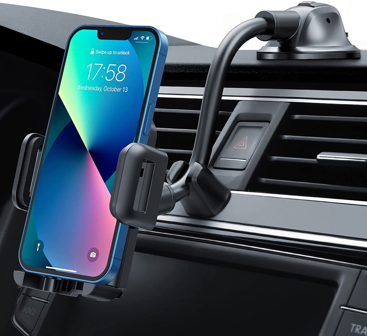 Phone Holder In Car Dashboard Gps Mount Stand For Iphone Telephone Support  Mini Cooper Styling Accessories 2022 New - Universal Car Bracket -  AliExpress