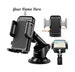 Personalized Car Cell Phone Mount Stand Holder Cradle Dashboard Windshield Washable Sticky Gel Pad 360 Rotation Three-Side Grips Universal 