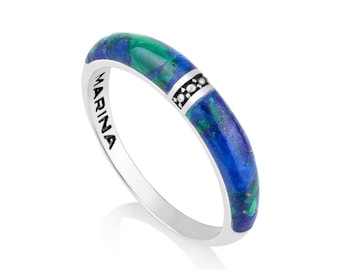 Silber Eilat Ring, Sterling Silber Ring, Eilat Stein Ring, Gravierte Siegelring Silber, Eilat Schmuck Ring, Israel Schmuck Geschenk