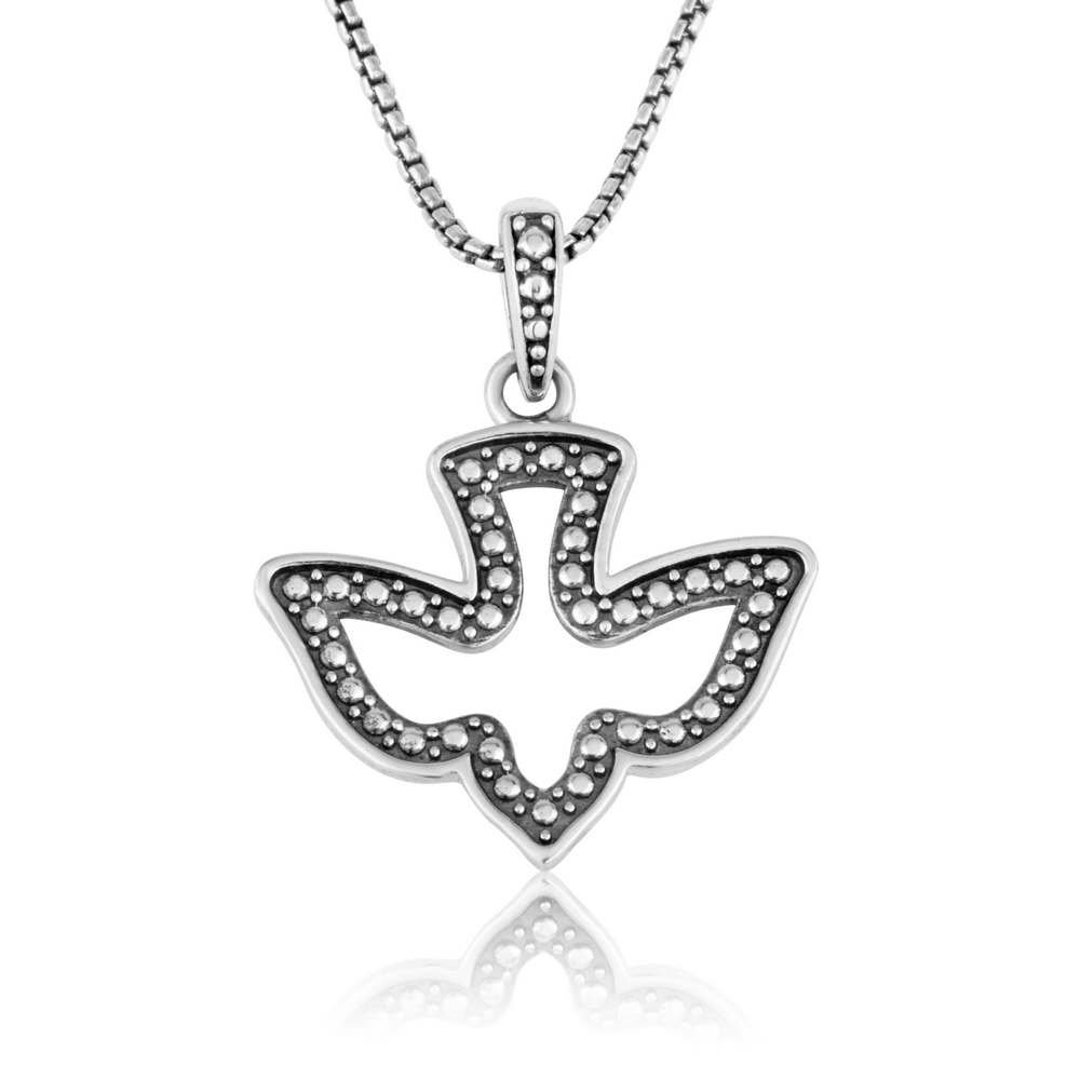 Silver Dove Pendant, 925 Sterling Silver Pendant, Dove Silver Necklaces