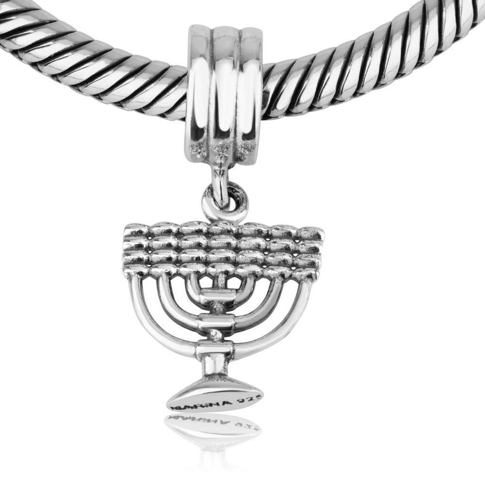 Menorah Charms Sterling Silber Charms Bead Charms Schmuck Etsy.de