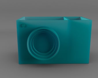 3D Camera Pencil Holder STL File
