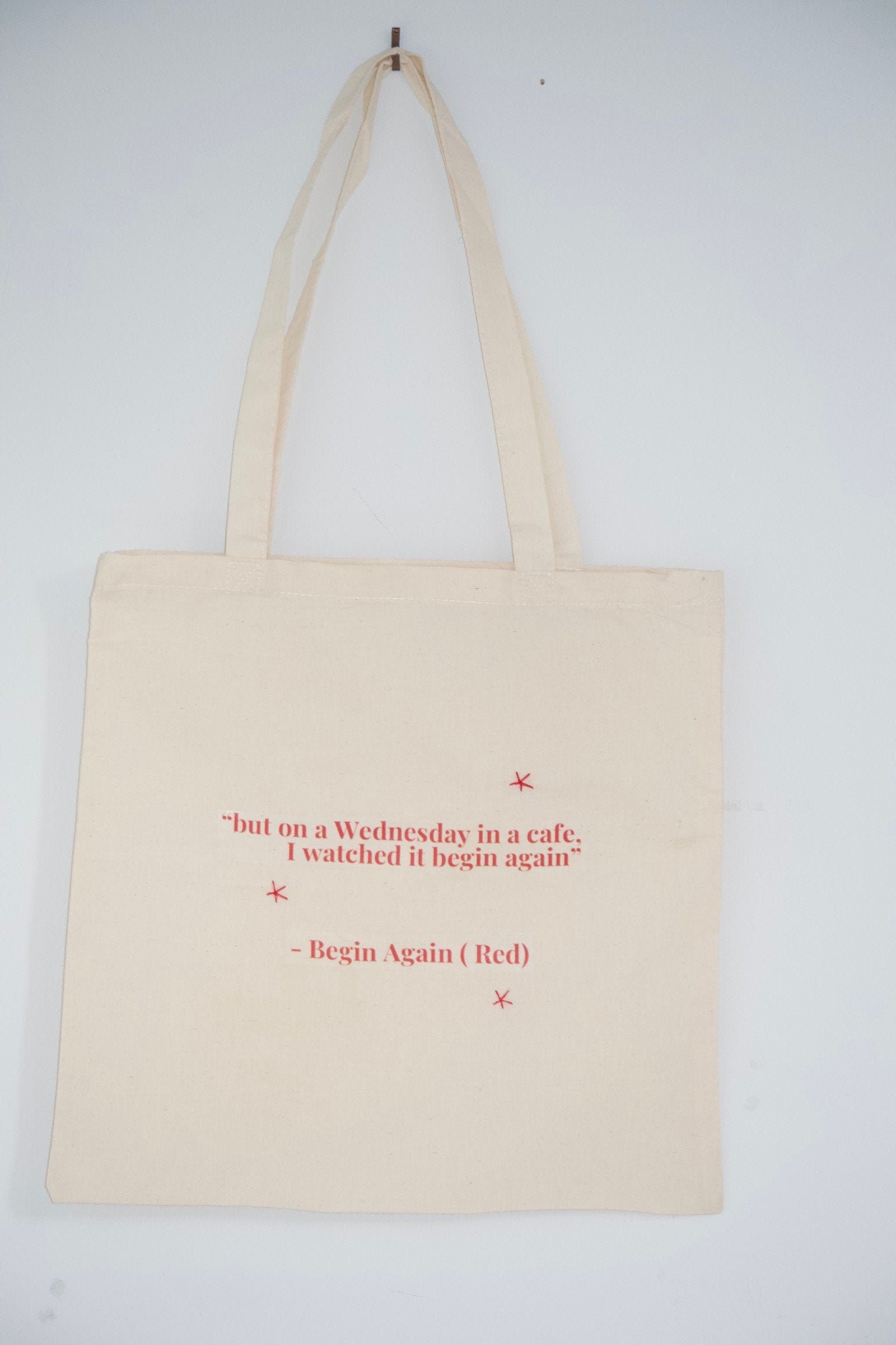 Taylor Swift Begin Again Tote Bag | Etsy