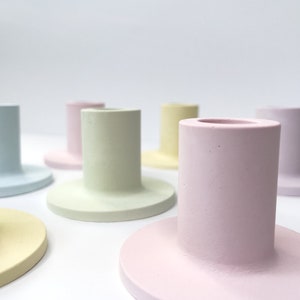 Candle holder pastel Candlestick 2in1 Vase image 5