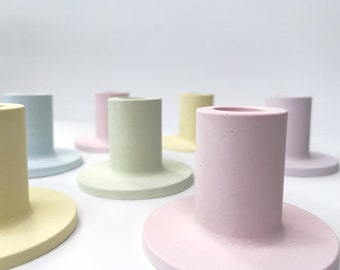 Bougeoir pastel | Bougeoir 2en1 | Vase