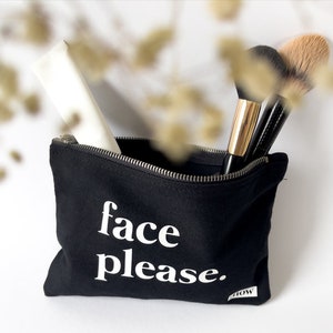 Cosmetic bag "face please" | personalized | Bag