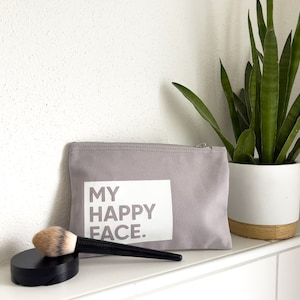 Cosmetic bag "my happy face" | personalized | Bag