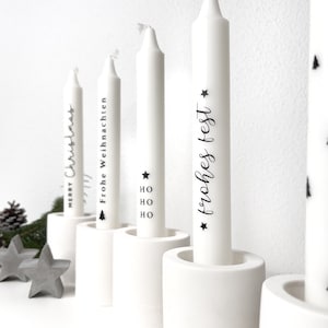 Candles Christmas | Gift | Table decoration | Taper candles