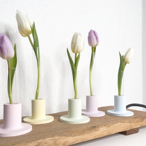 Candle holder pastel Candlestick 2in1 Vase image 2