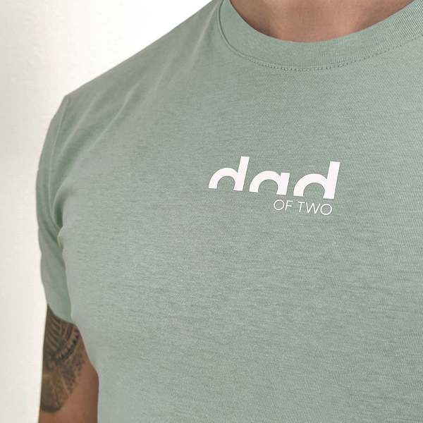 T-shirt "dad of..." personalisiert mit Namen | Geschenk