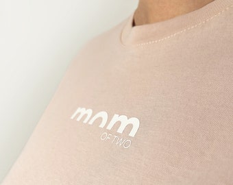 T-shirt "mom of..." personalisiert mit Namen | Geschenk