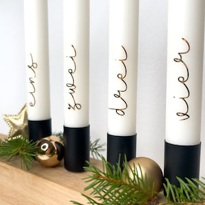 Advent candles | Candles Christmas | Taper candles