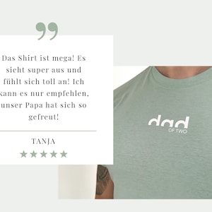 T-shirt dad of... personalisiert mit Namen Geschenk Bild 6