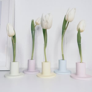 Candle holder pastel Candlestick 2in1 Vase image 3