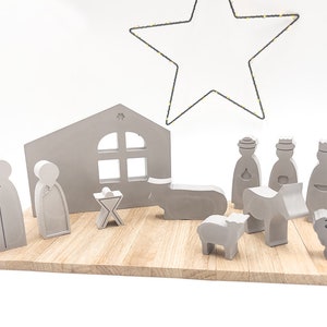 Nativity Scene | concrete modern