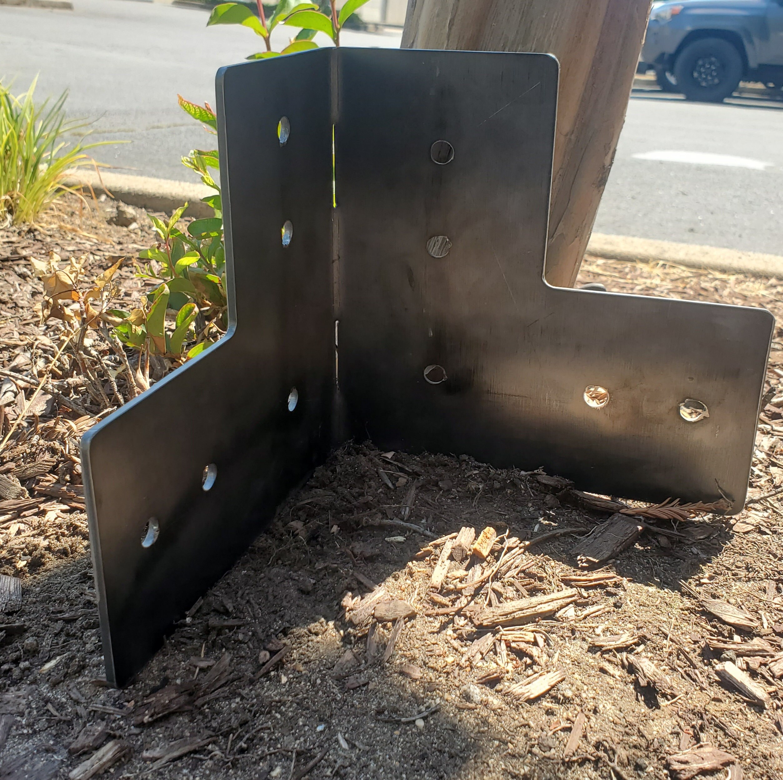 3way corner brackets corner brackets 4x4 4x4 3way corner Etsy