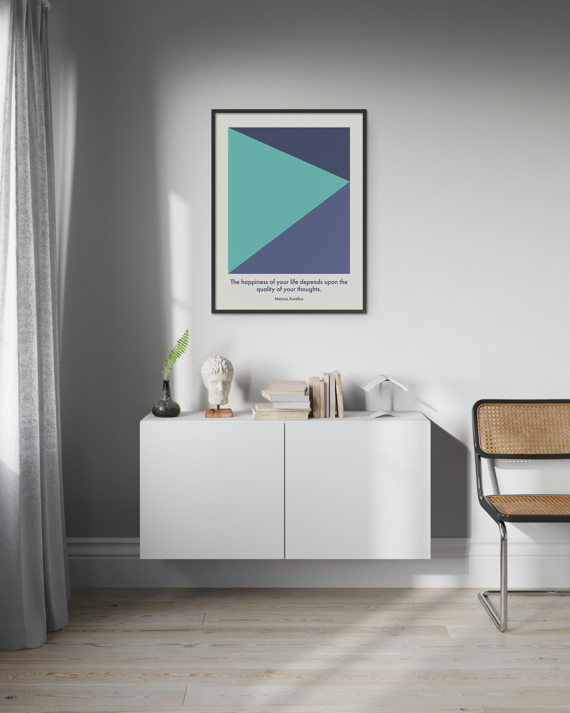 Minimalist Printable Poster, Stoic Philosophy Quote, Marcus Aurelius, Digital Download - Etsy