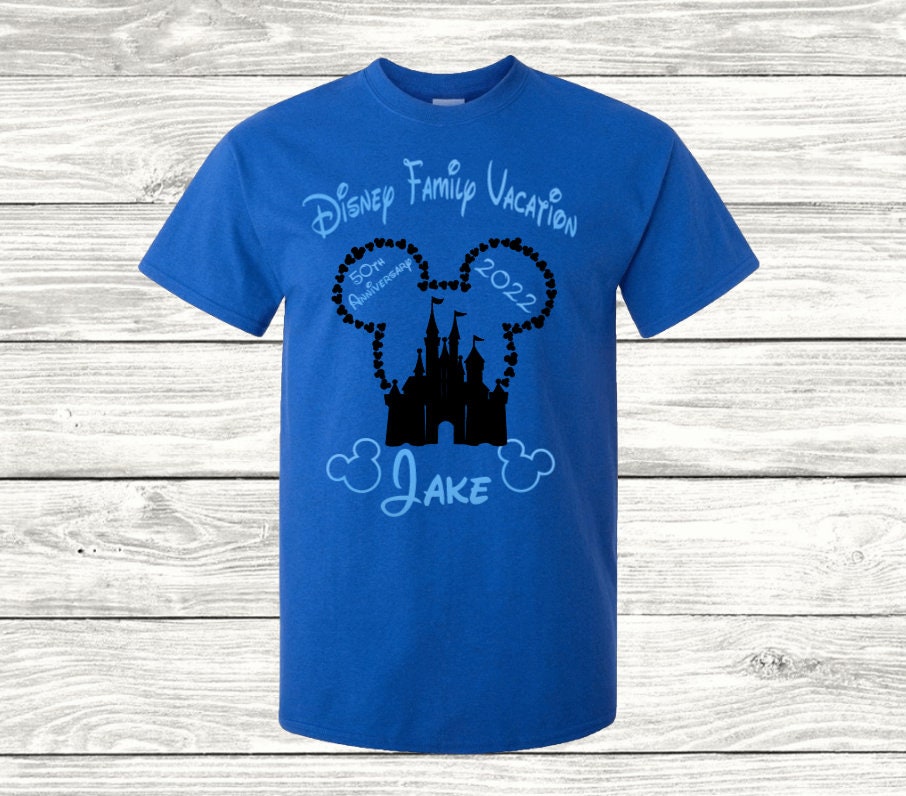 Discover Disney 50th Anniversary tshirt, Disney Family Vacation t-shirt, Disney Shirt, Family Shirt, Custom shirt, Mickey, Minnie,2022