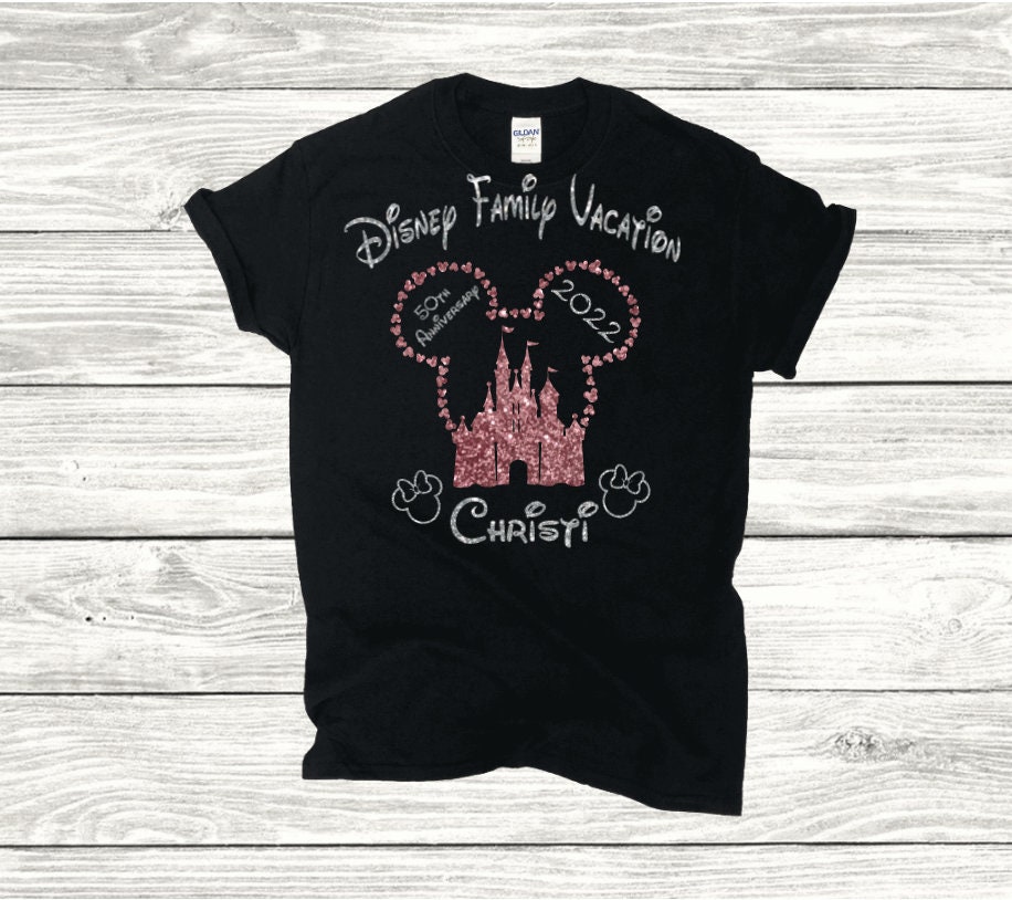 Discover Disney 50th Anniversary tshirt, Disney Family Vacation t-shirt, Disney Shirt, Family Shirt, Custom shirt, Mickey, Minnie,2022