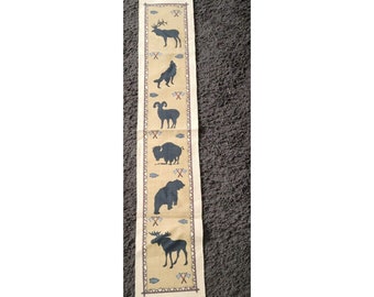 El Paso Saddle Blanket Co Southwestern Animals Tischläufer aus schwerer Baumwolle, 183 x 33 cm