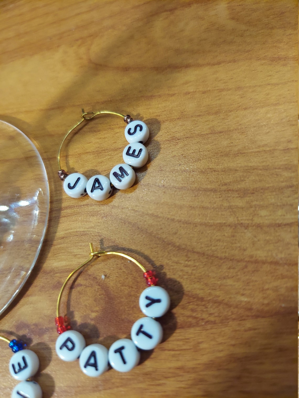 10 Wine Glass Charm Rings. Assorted Charms and Accent Stones Etsy