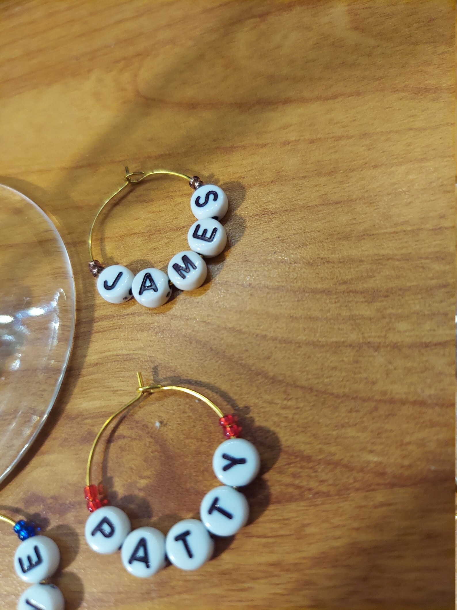 10 Wine Glass Charm Rings. Assorted Charms and Accent Stones Etsy