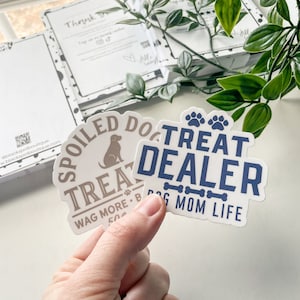 Treat Dealer Sticker | Spoiled Dog Treat Co Sticker | Dog Mom Sticker | Dog Bakery Sticker | Dog Mama Sticker | Spoiled Dog | Christmas Dog