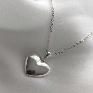 Sterling Silver Heart Memorial Pendant, Pet Urn Necklace, Cremation Jewellery Necklace, The Locket Shop, Silver Heart Pendant